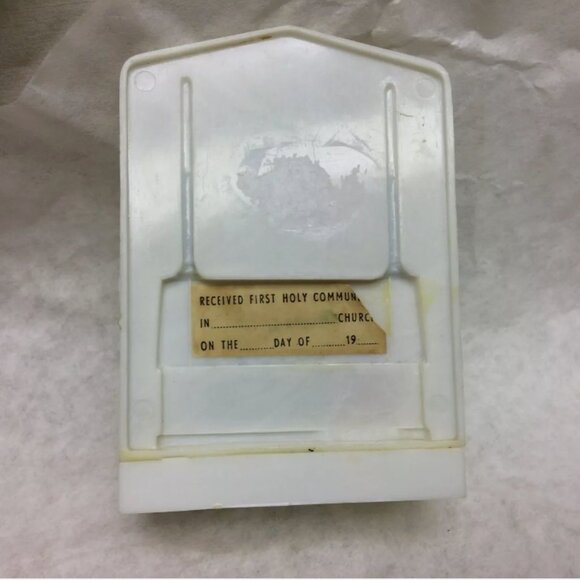 Vintage Hartland Plastics Company First Communion Cake Topper/ Statue - Picture 2 of 4